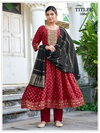 Amrut By Banwery Rayon Wholesale Kurti With Bottom Dupatta Suppliers In Mumbai
